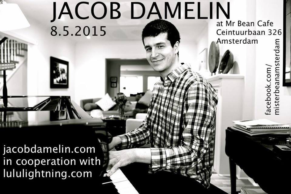 Jacob Damelin at Mr Bean Cafe Amsterdam 8th may 2015